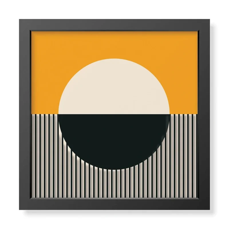 ORANGE MINIMAL - Art Plexi πίνακας