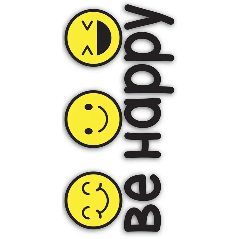 BE HAPPY - αφρώδη αυτοκόλλητα