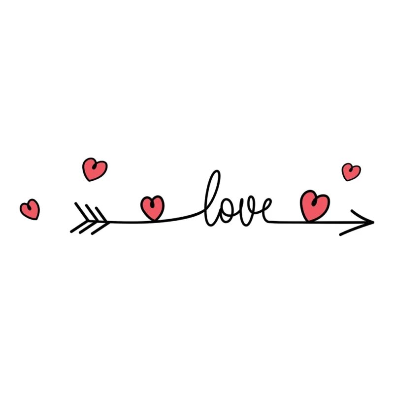 LOVE - αφρώδη αυτοκόλλητα 3D