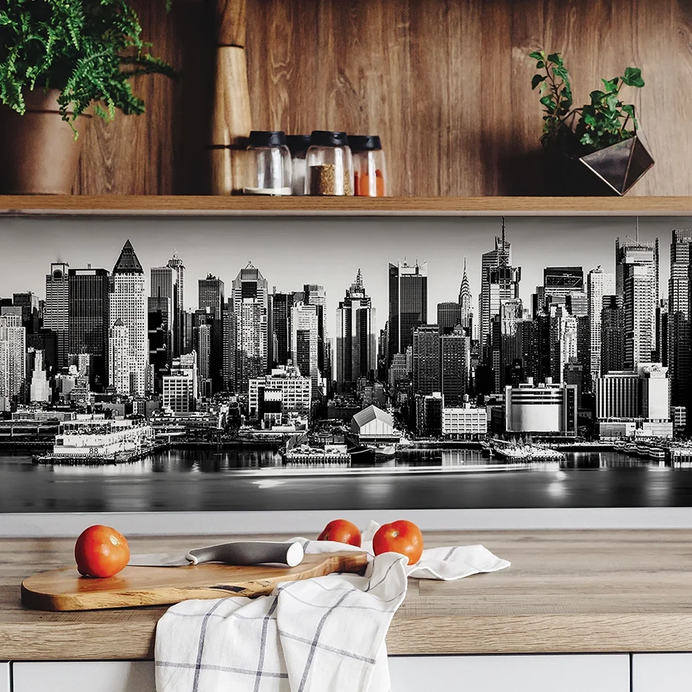 NEW YORK XL - Αυτοκόλλητη πλάτη προστασίας κουζίνας