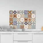 RED AZULEJOS XL - Μεταλλικό πάνελ κουζίνας