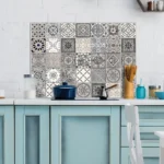 GREY AZULEJOS MB - Μεταλλικό πάνελ κουζίνας