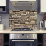 STONES XL - Μεταλλικό πάνελ κουζίνας