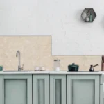 TRAVERTINE STONE XL - Μεταλλικό πάνελ κουζίνας