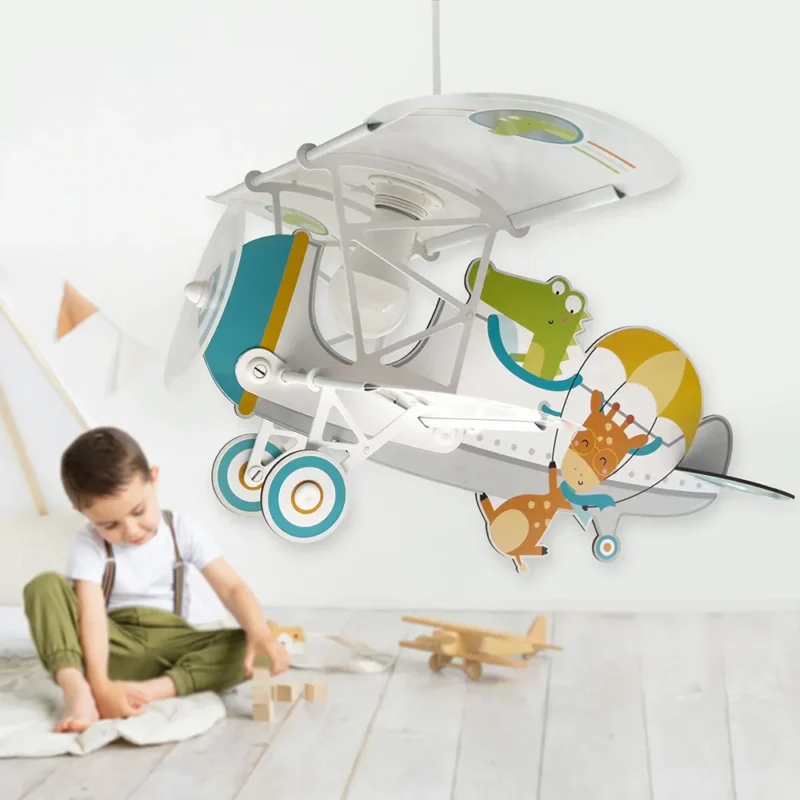 Παιδικό φωτιστικό οροφής "Crocodile" από τη συλλογή "Little Planes"