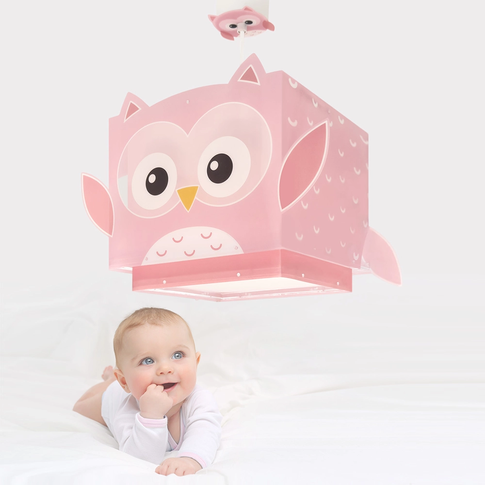 Little Owl Pink κρεμαστό φωτιστικό οροφής