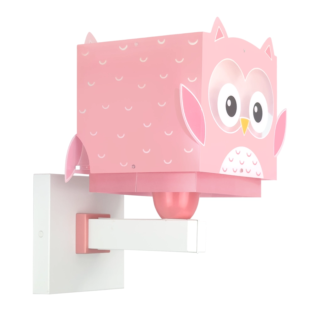 Little Owl Pink φωτιστικό απλίκα τοίχου