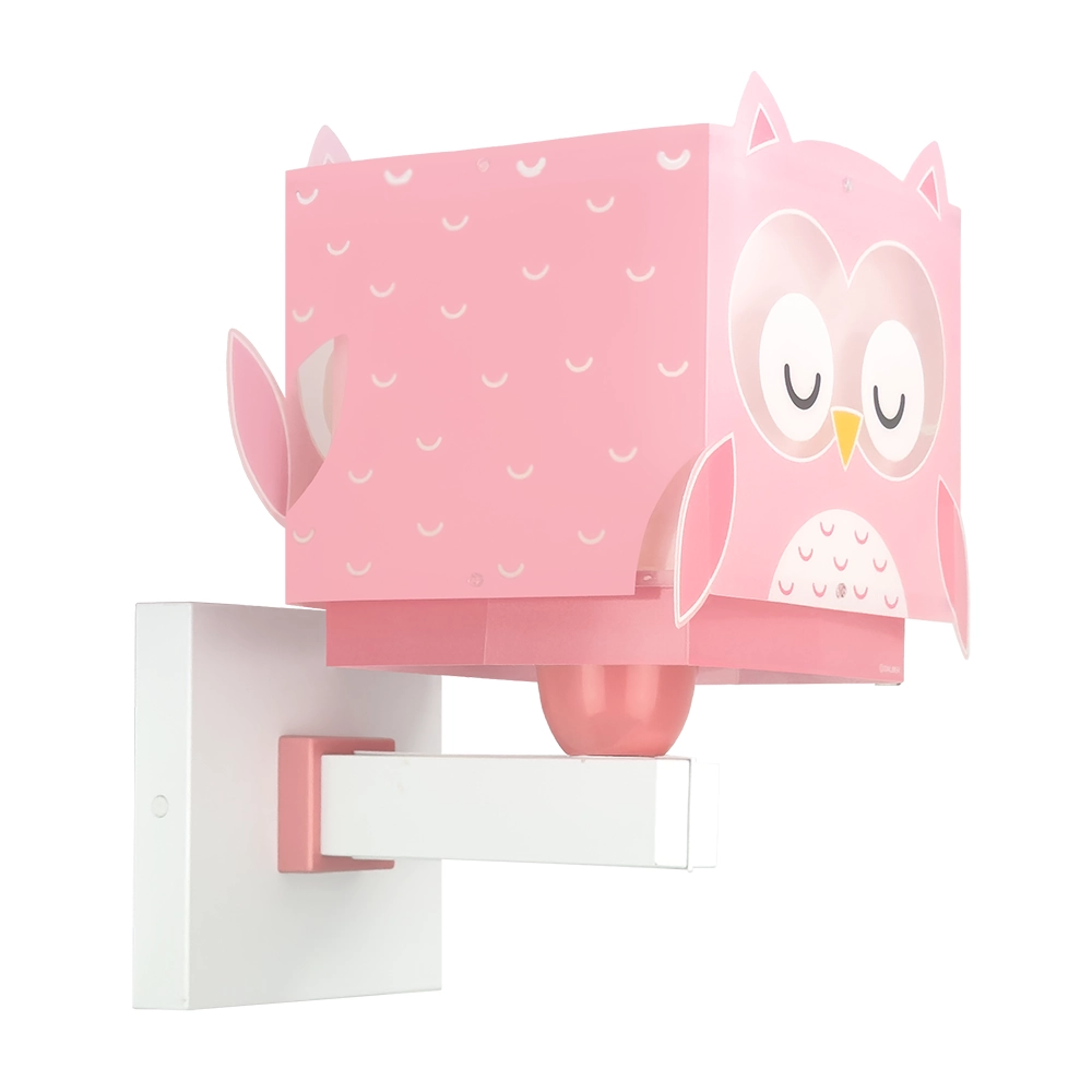 Little Owl Pink φωτιστικό απλίκα τοίχου