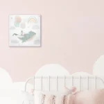 Flying Whale ξύλινο κάδρο