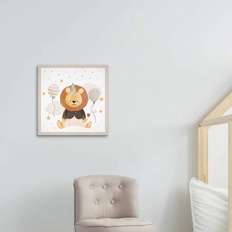 Wood Art παιδικός πίνακας από ξύλο