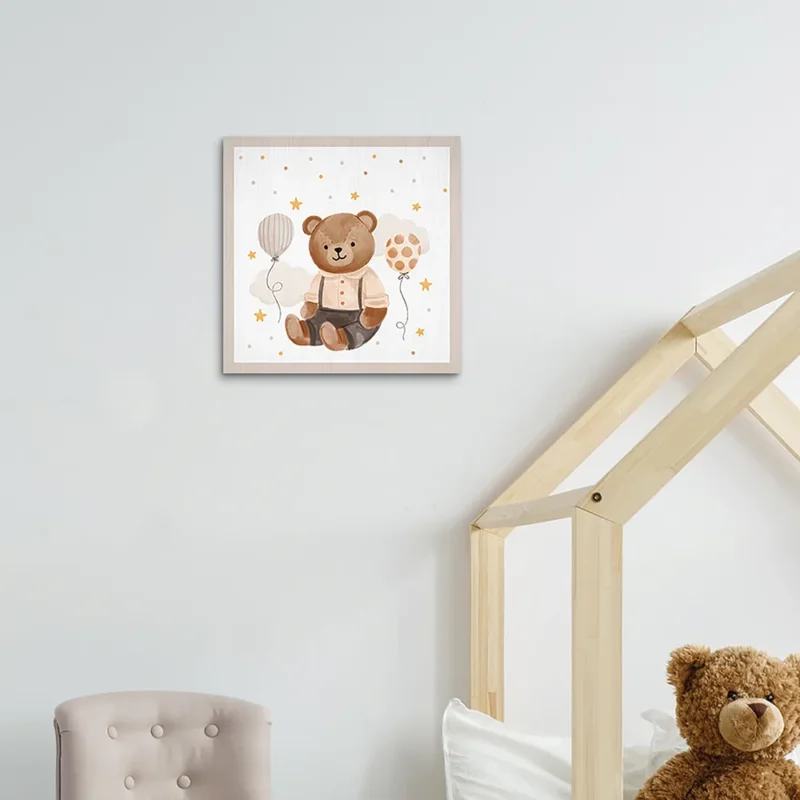 Wood Art παιδικός πίνακας από ξύλο