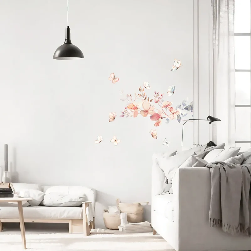 Flowering Vintage Branch αυτοκόλλητα τοίχου