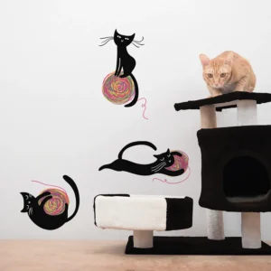 JOYFUL CATS αυτοκόλλητα βινυλίου