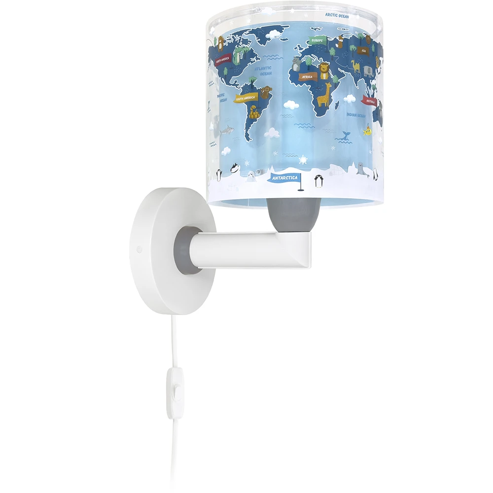 40679_B Kids World απλίκα τοίχου παιδικό φωτιστικό