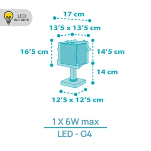 Rocket επιτραπέζιο παιδικό φωτιστικό