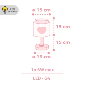 BABY DREAMS PINK επιτραπέζιο φωτιστικό BABY DREAMS PINK επιτραπέζιο φωτιστικό