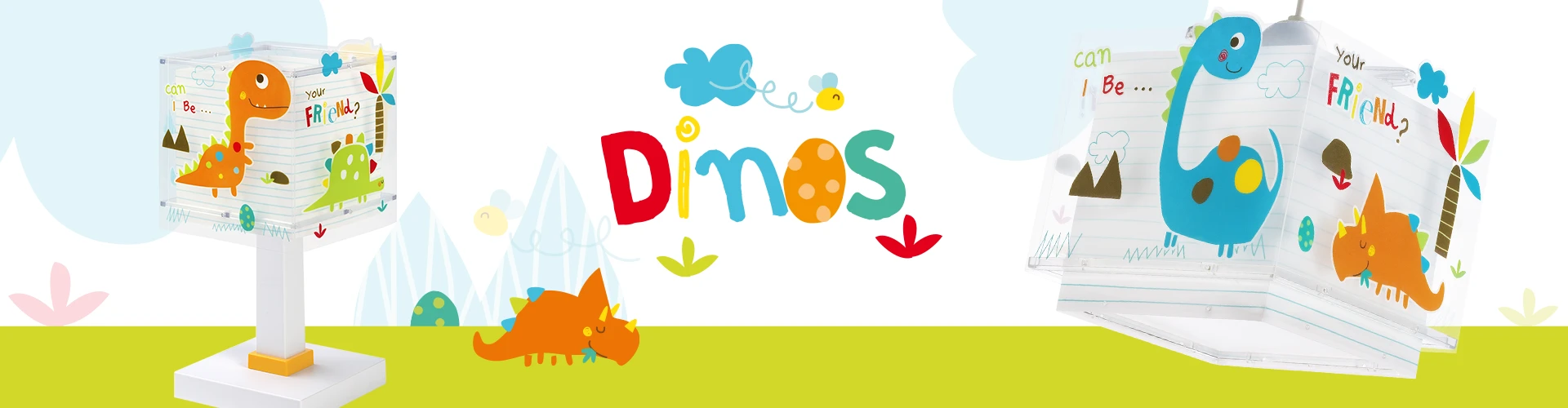 Dinos παιδικά φωτιστικά