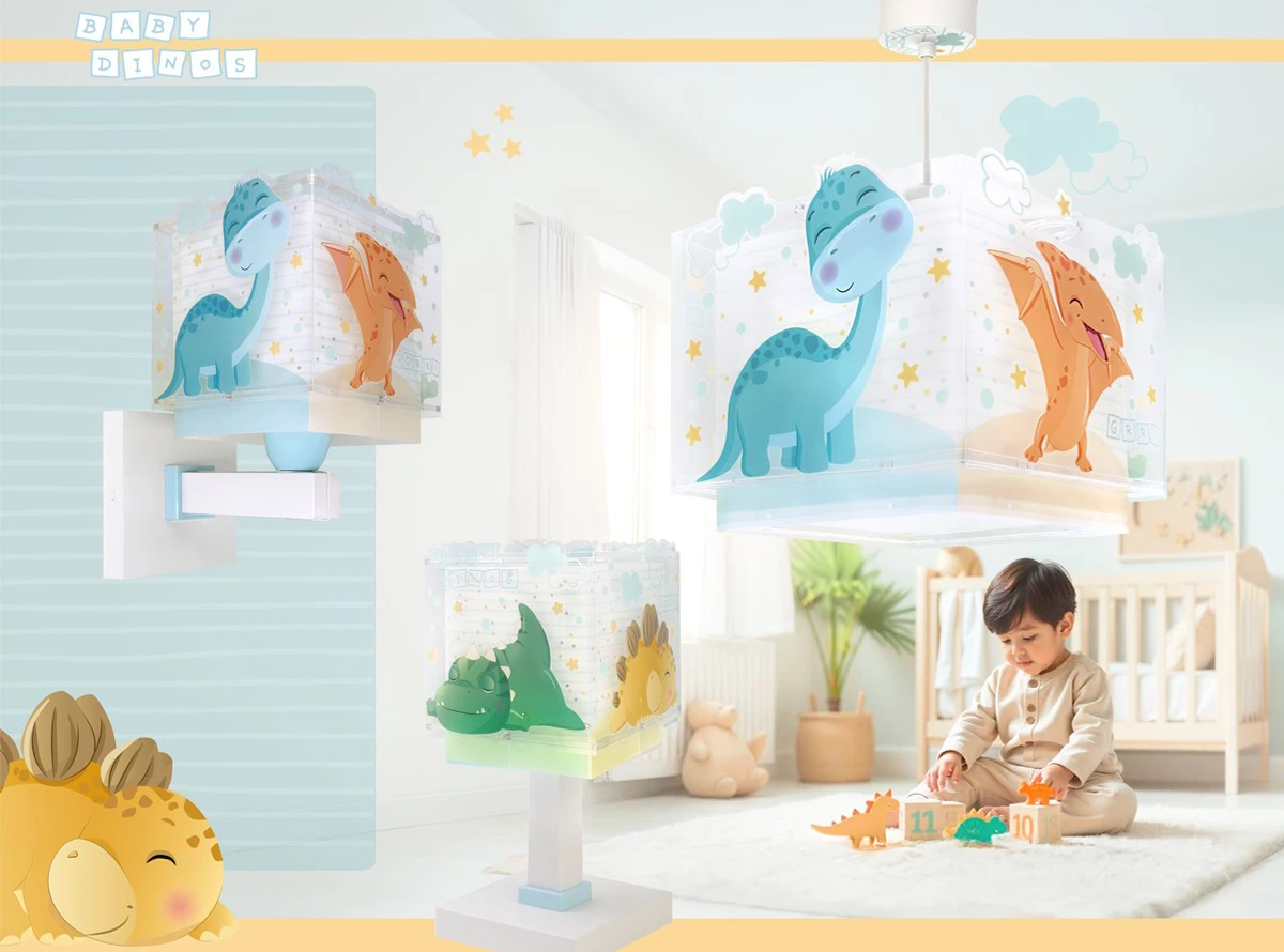 Baby Dinos συλλογή παιδικών φωτιστικών