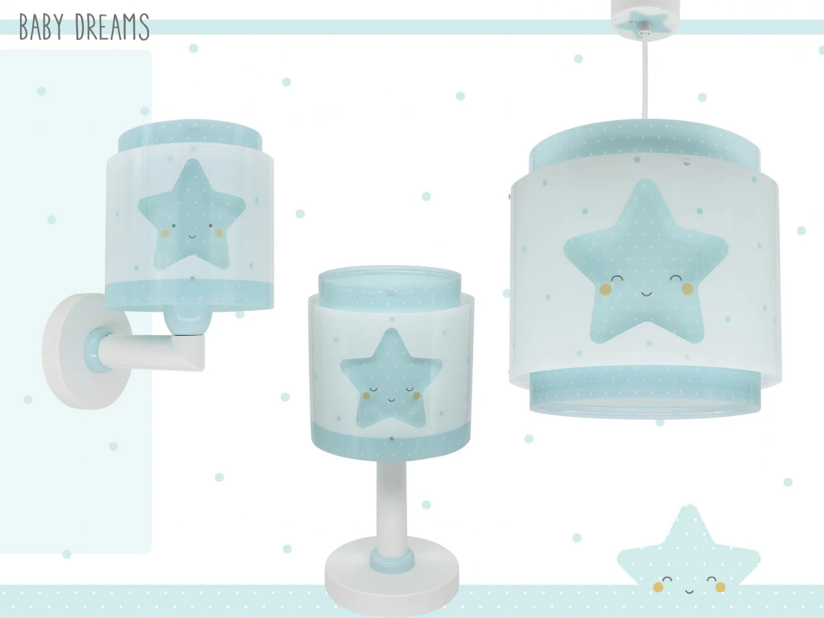 Παιδικό δωμάτιο με Baby Dreams Blue τη μέρα