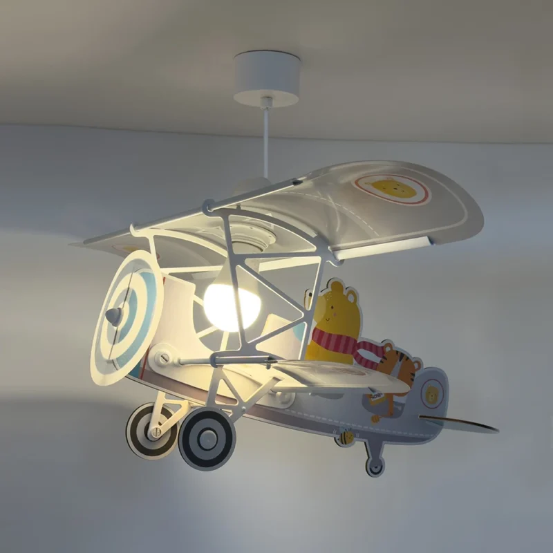 LITTLE PLANE TEDDY κρεμαστό φωτιστικό σε σχήμα αεροπλάνου